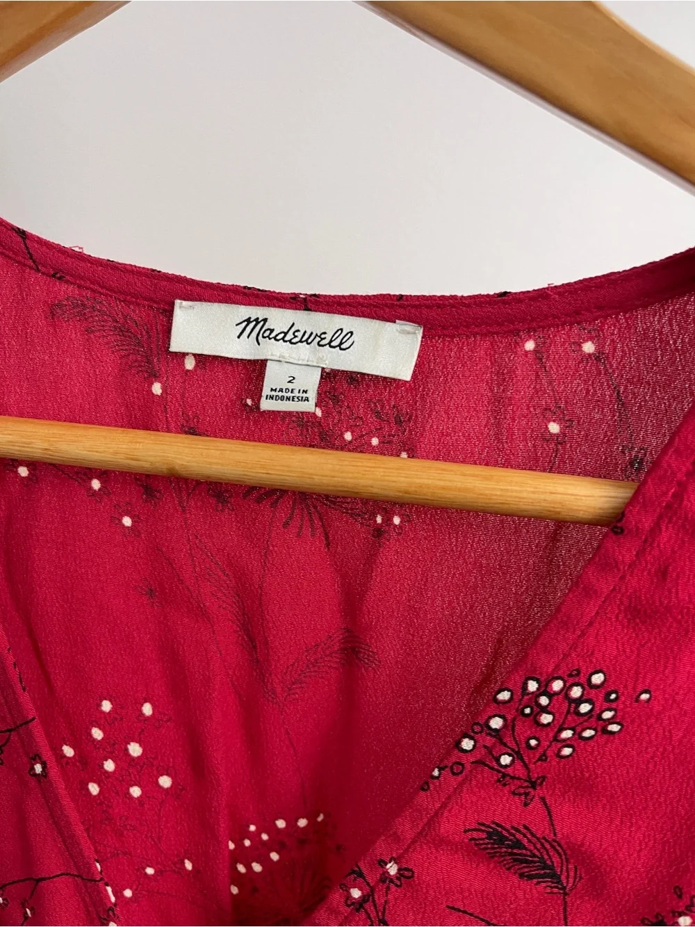 Madewell vibrant red
